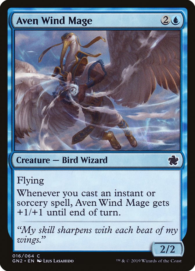 Aven Wind Mage 16 (Magic Game Night 2019) 