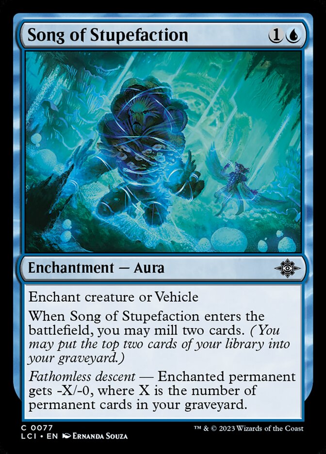 Song of Stupefaction 77/291 (The Lost Caverns of Ixalan)  - Foil