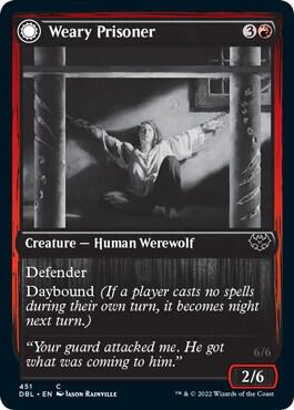 Weary Prisoner 451/534 (Innistrad: Double Feature) 