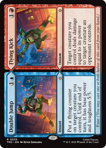 Double Jump // Flying Kick [Teenage Mutant Ninja Turtles Commander]