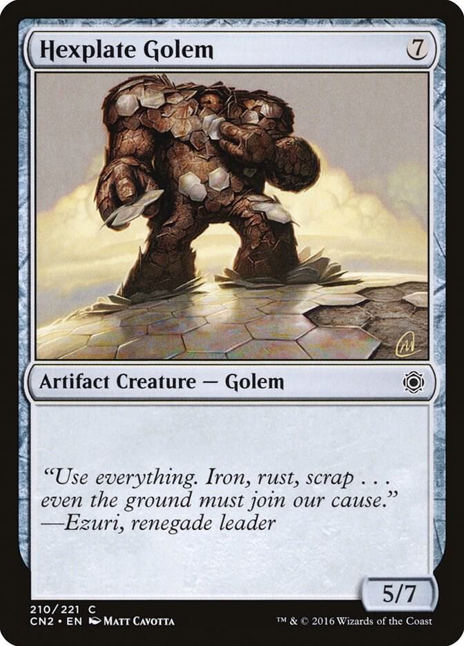 Hexplate Golem 210/221 (Conspiracy: Take the Crown) 