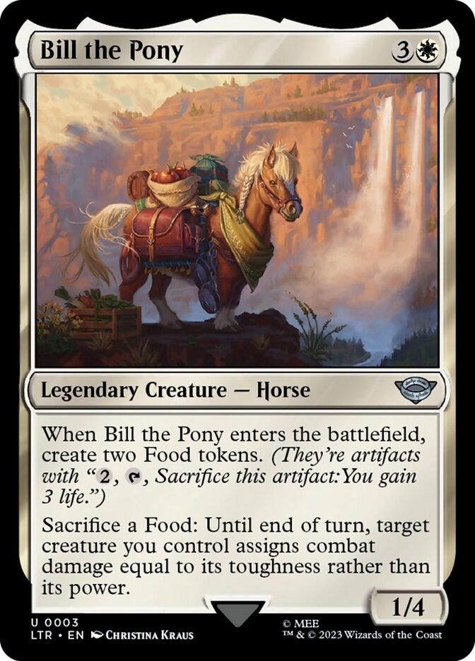Bill the Pony 3/281 (Universes Beyond: The Lord of the Rings: Tales of Middle-earth)  - Foil