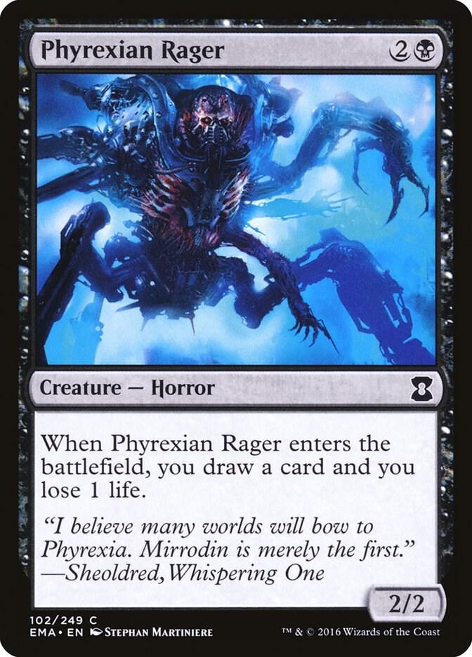 Phyrexian Rager 102/249 (Eternal Masters) 