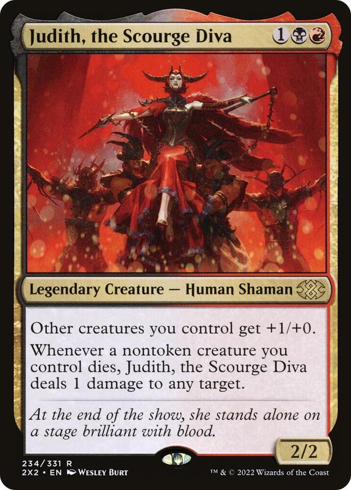 Judith the Scourge Diva 234/331 (Double Masters 2022)  - Foil