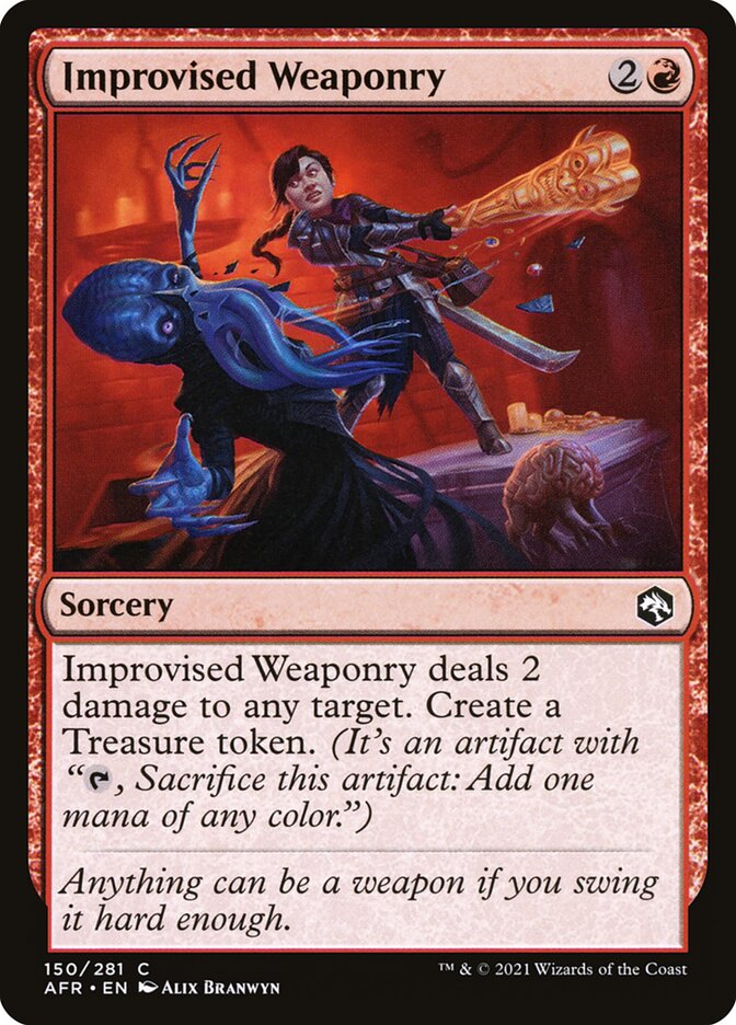 Improvised Weaponry 150 (Adventures in the Forgotten Realms)  - Foil