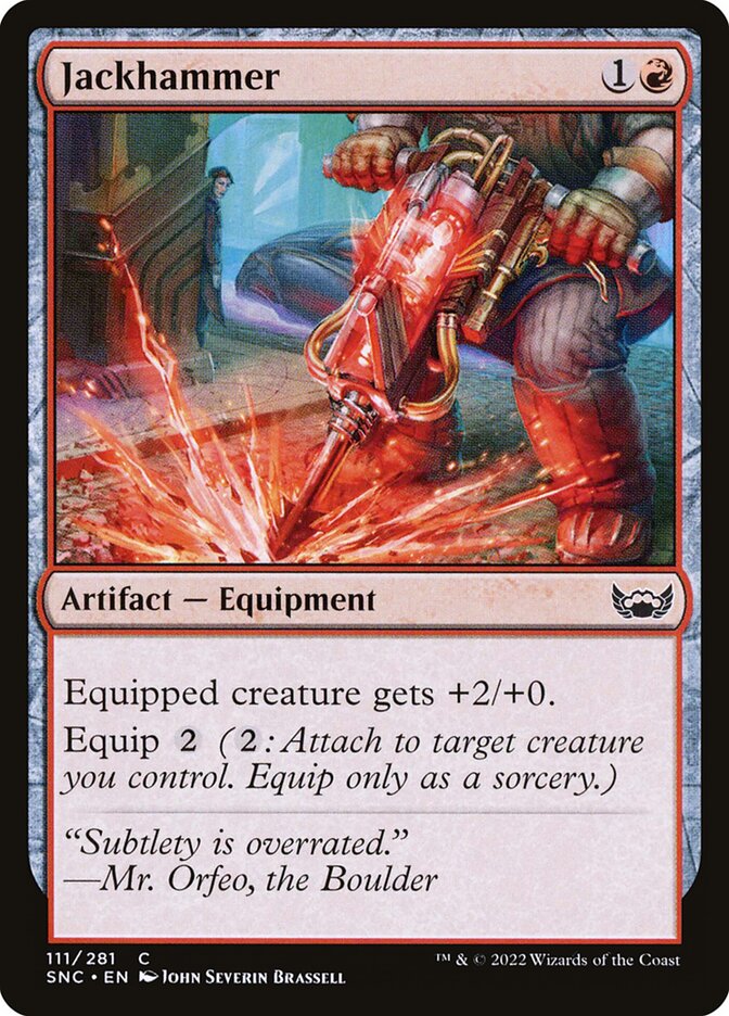 Jackhammer 111/281 (Streets of New Capenna)  - Foil