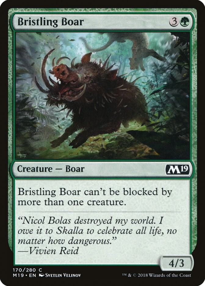 Bristling Boar 170/280 (Core Set 2019) 