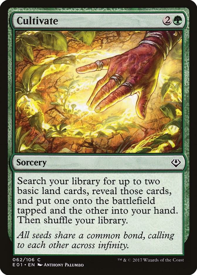 Cultivate 62/106 (Archenemy: Nicol Bolas) 