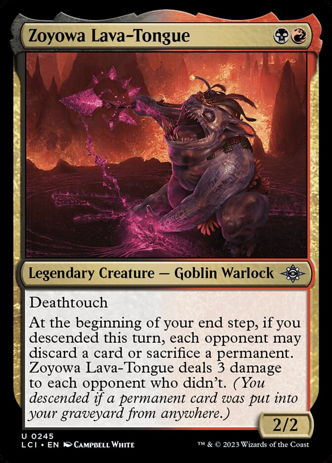 Zoyowa, Lava-Tongue 245/291 (The Lost Caverns of Ixalan) 