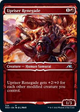 Upriser Renegade 324/302 (Kamigawa: Neon Dynasty)  - Showcase