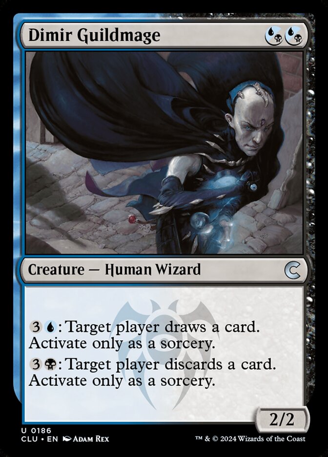 Dimir Guildmage 186/284 (Ravnica: Clue Edition) 