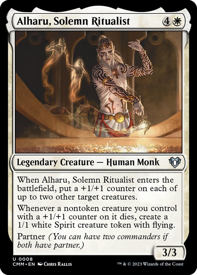 Alharu, Solemn Ritualist 8/451 (Commander Masters) 