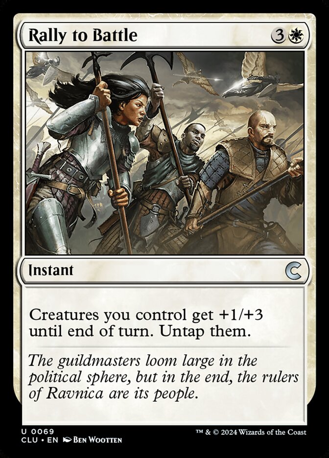 Rally to Battle 69/284 (Ravnica: Clue Edition) 
