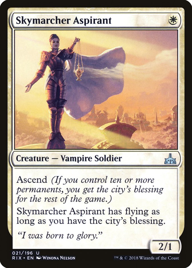 Skymarcher Aspirant 21/196 (Rivals of Ixalan) 