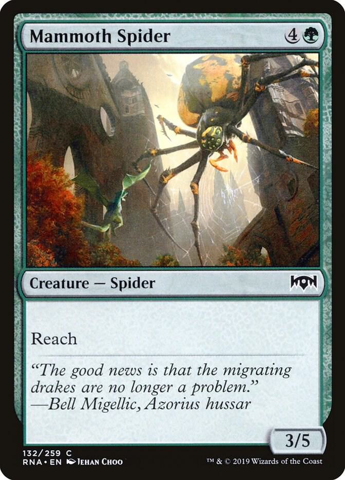 Mammoth Spider 132/259 (Ravnica Allegiance) 