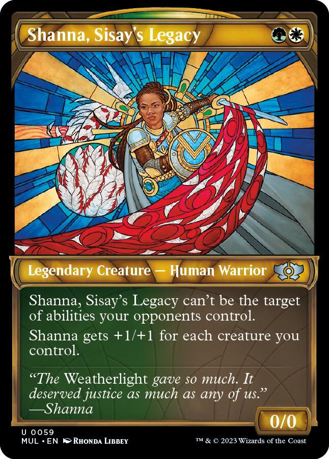 Shanna, Sisay's Legacy 59/65 (March of the Machine: Multiverse Legends)  - Showcase Foil