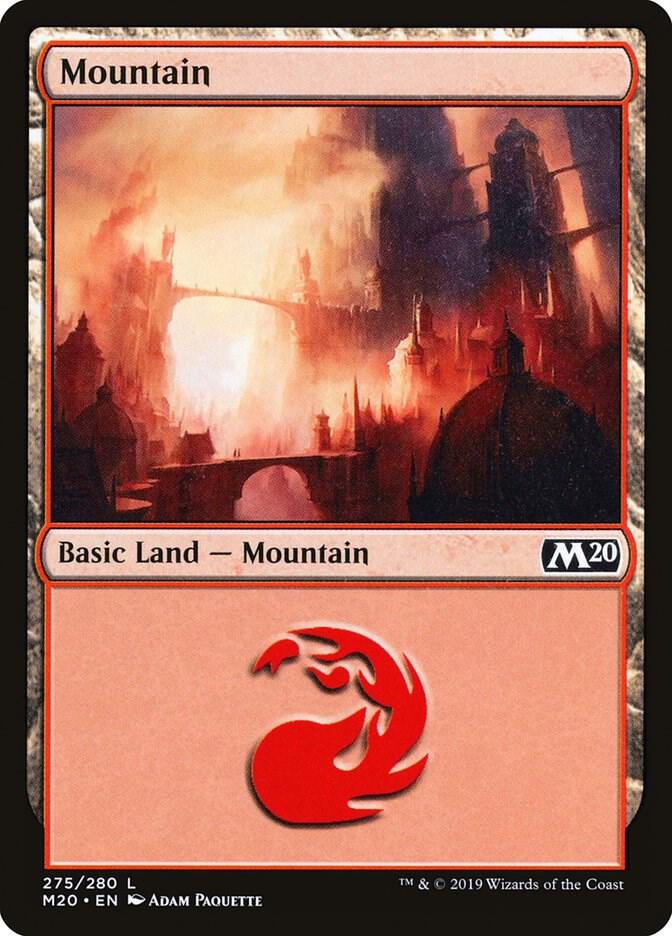 Mountain 275/280 (Core Set 2020)  - Foil