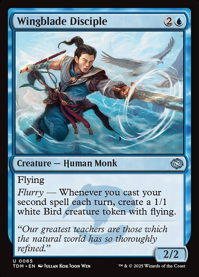 Wingblade Disciple 65/291 (Tarkir: Dragonstorm)  - Foil