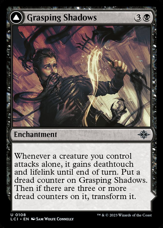 Grasping Shadows // Shadows' Lair 108/291 (The Lost Caverns of Ixalan) 