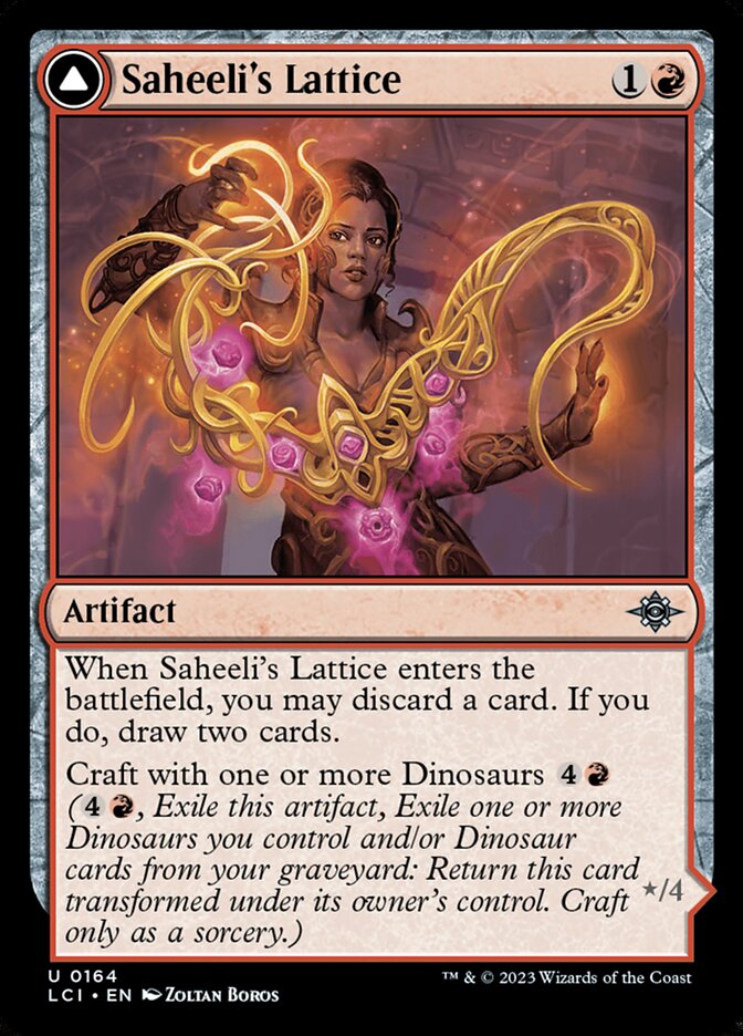 Saheeli's Lattice // Mastercraft Raptor 164 (The Lost Caverns of Ixalan)  - Foil