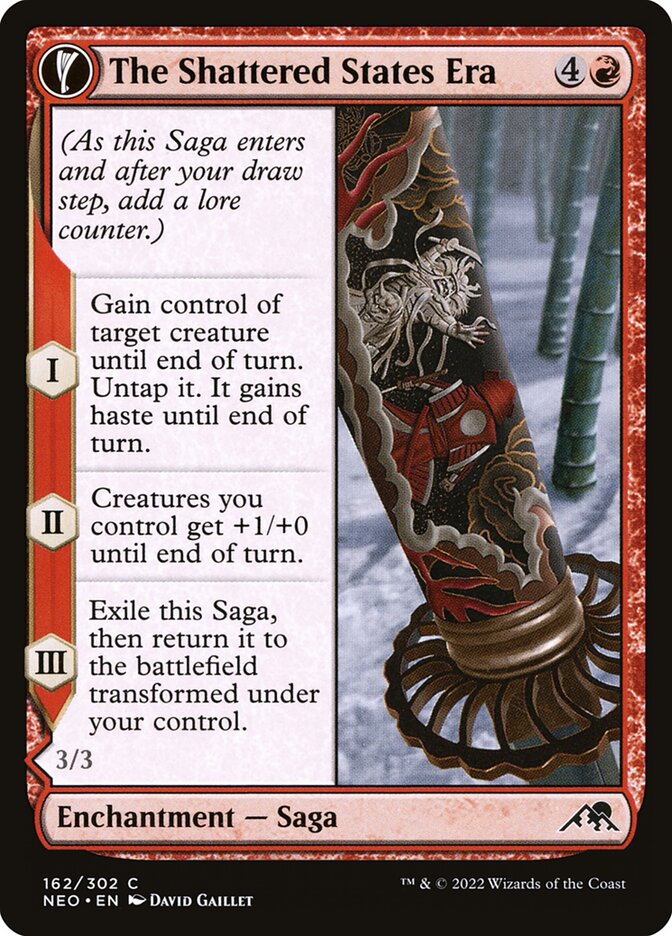 The Shattered States Era // Nameless Conqueror 162/302 (Kamigawa: Neon Dynasty)  - Foil