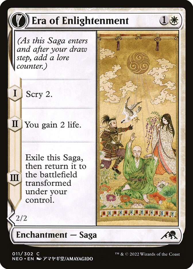 Era of Enlightenment // Hand of Enlightenment 11/302 (Kamigawa: Neon Dynasty) 