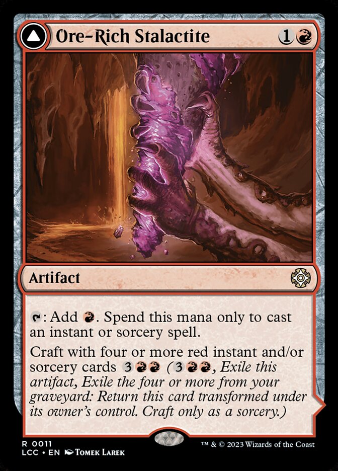 Ore-Rich Stalactite // Cosmium Catalyst 11/370 (Commander: The Lost Caverns of Ixalan) 