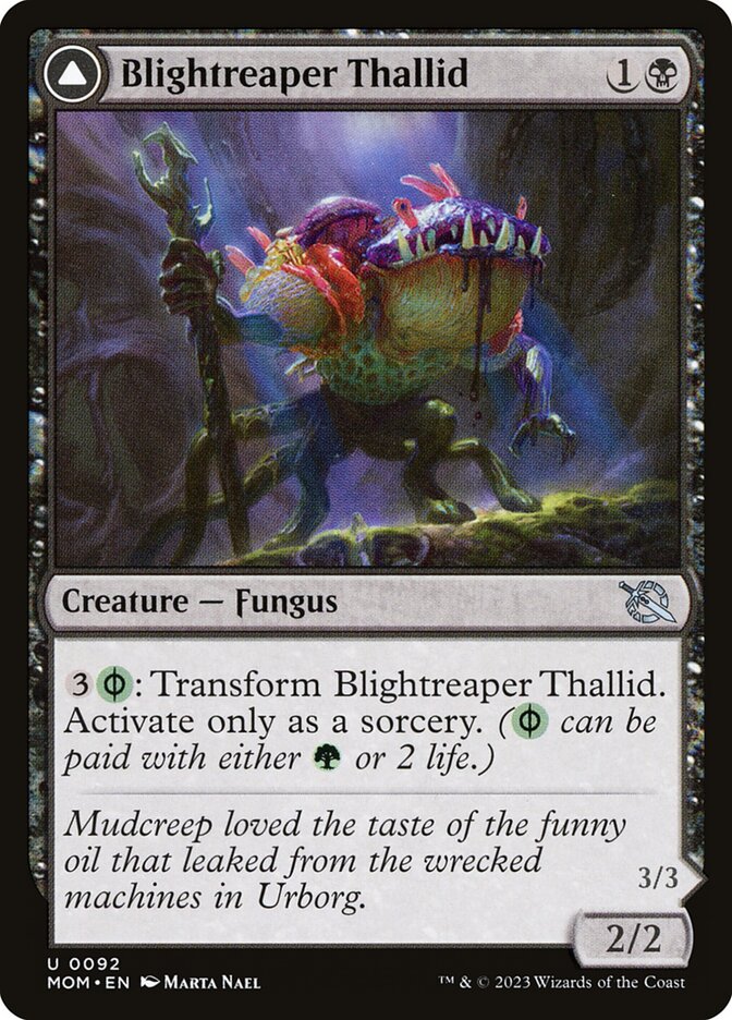 Blightreaper Thallid // Blightsower Thallid 92 (March of the Machine) 