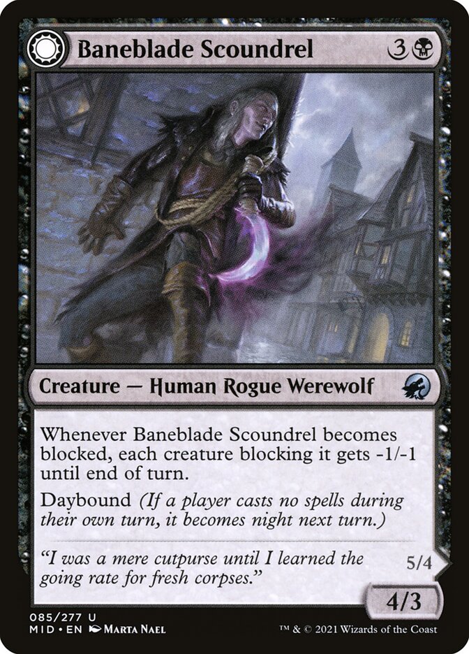 Baneblade Scoundrel 85 (Innistrad: Midnight Hunt) 