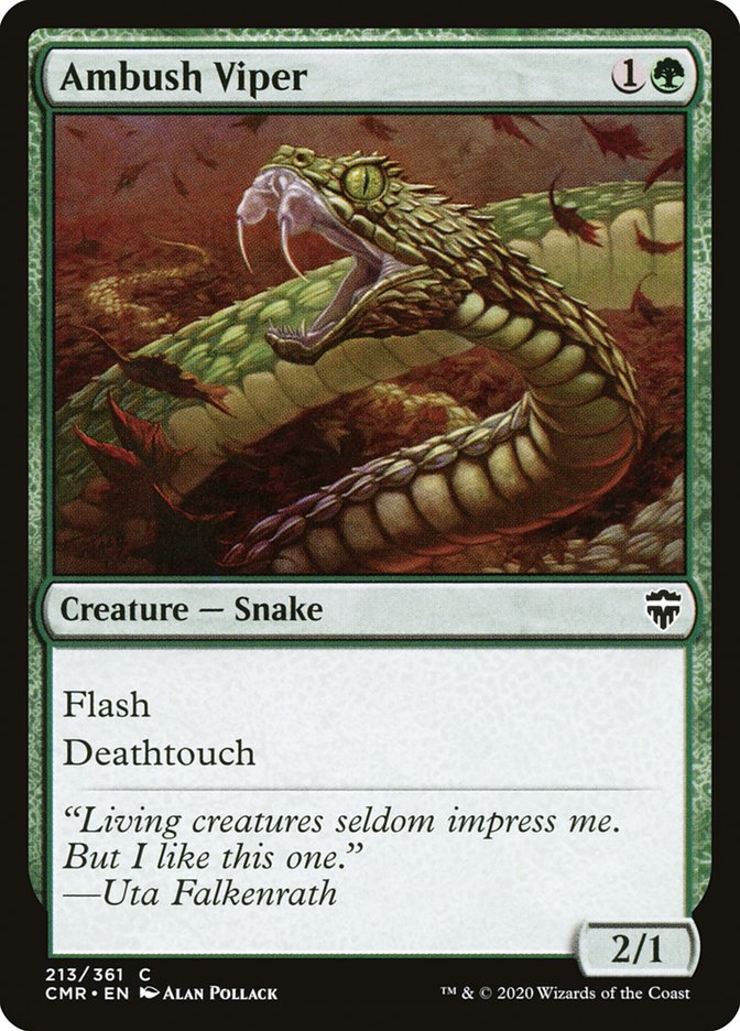 Ambush Viper 213 (Commander Legends)  - Foil
