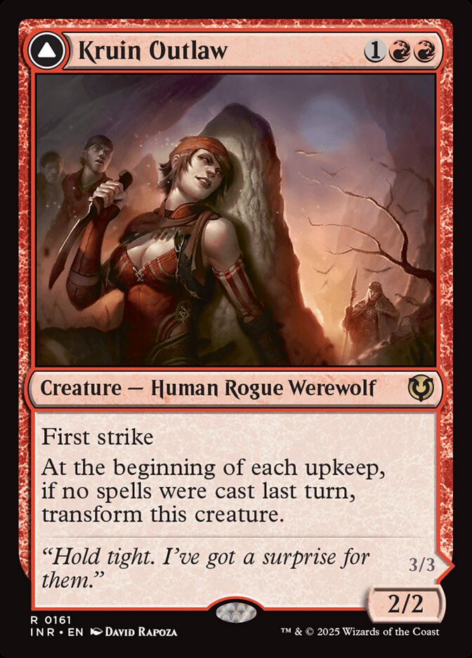 Kruin Outlaw // Terror of Kruin Pass 161 (Innistrad Remastered)  - Foil