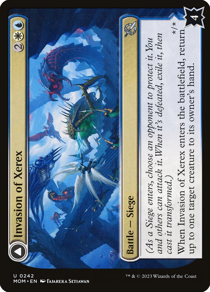 Invasion of Xerex // Vertex Paladin 242/291 (March of the Machine) 