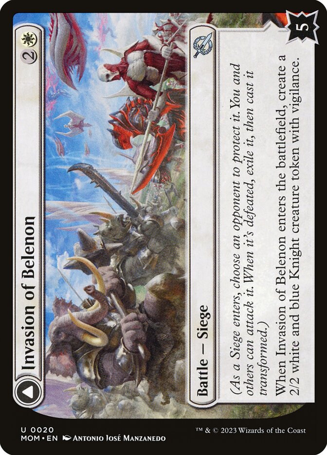 Invasion of Belenon // Belenon War Anthem 20/291 (March of the Machine) 