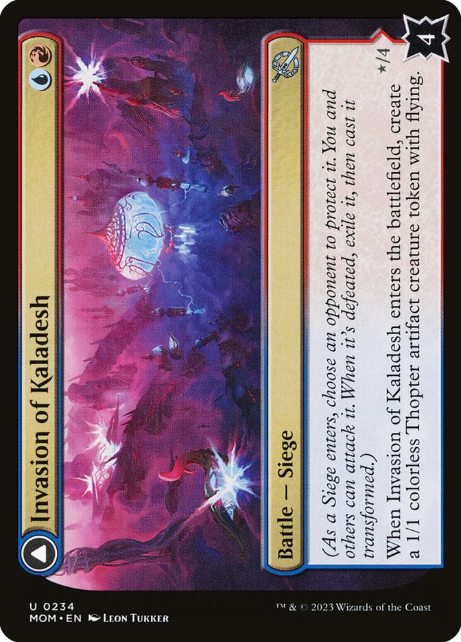 Invasion of Kaladesh // Aetherwing, Golden-Scale Flagship 234/291 (March of the Machine)  - Foil