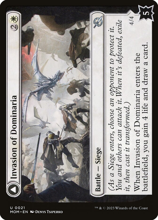Invasion of Dominaria // Serra Faithkeeper 21/291 (March of the Machine)  - Foil