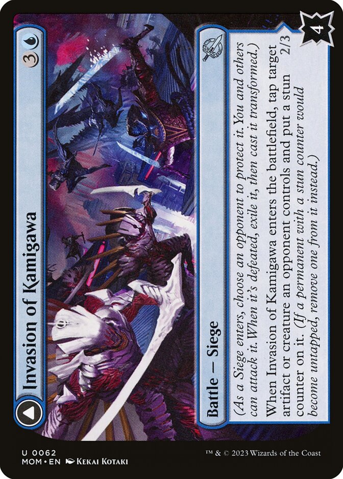 Invasion of Kamigawa // Rooftop Saboteurs 62/291 (March of the Machine)  - Foil