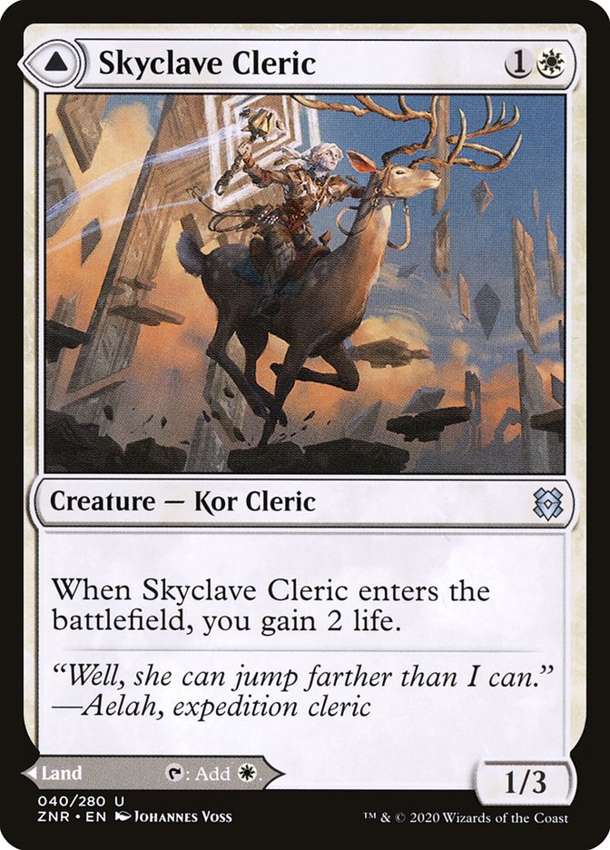 Skyclave Cleric // Skyclave Basilica 40 (Zendikar Rising) 