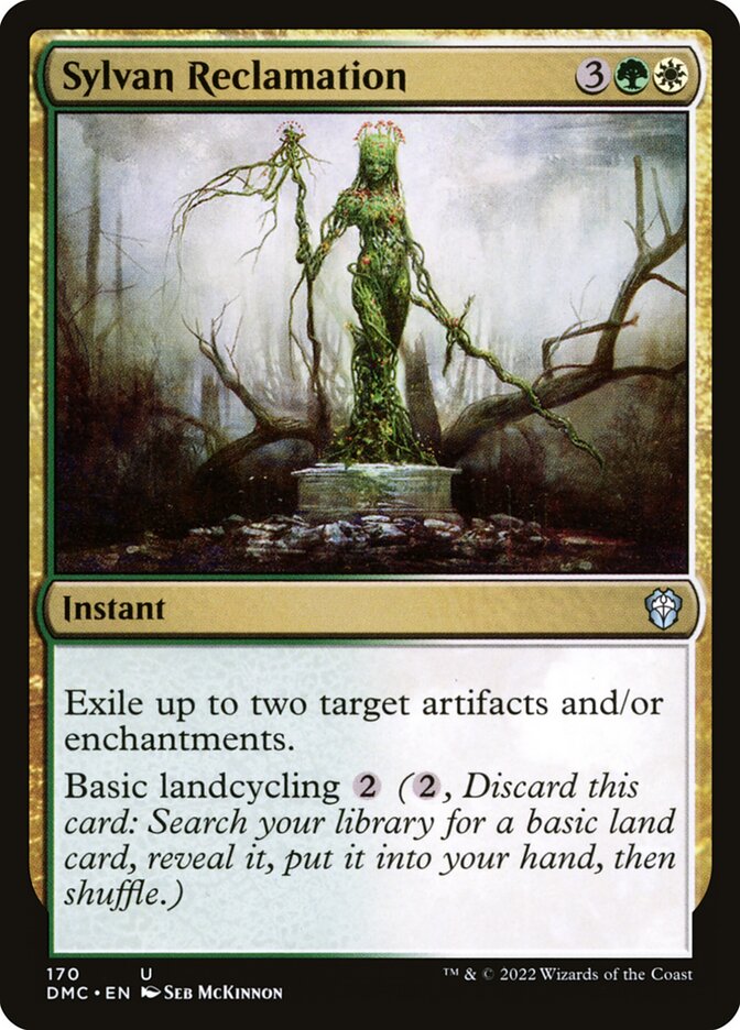 Sylvan Reclamation 170/50 (Commander: Dominaria United) 