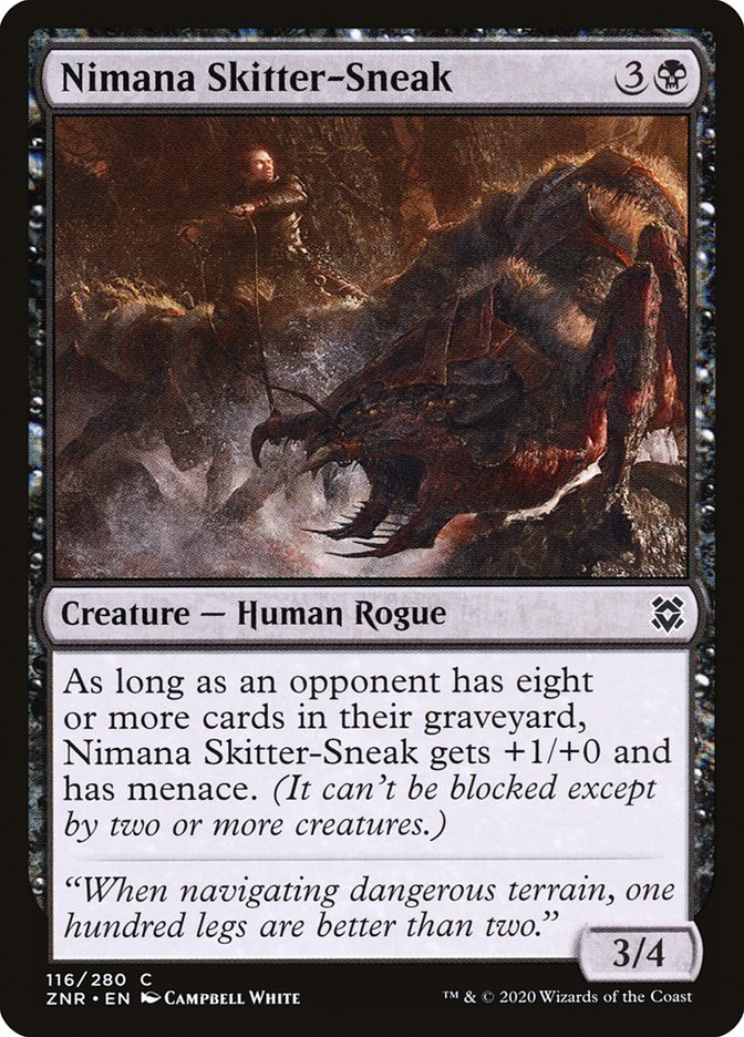 Nimana Skitter-Sneak 116/280 (Zendikar Rising) 