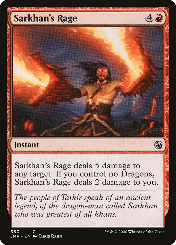 Sarkhan's Rage 360/495 (Jumpstart) 
