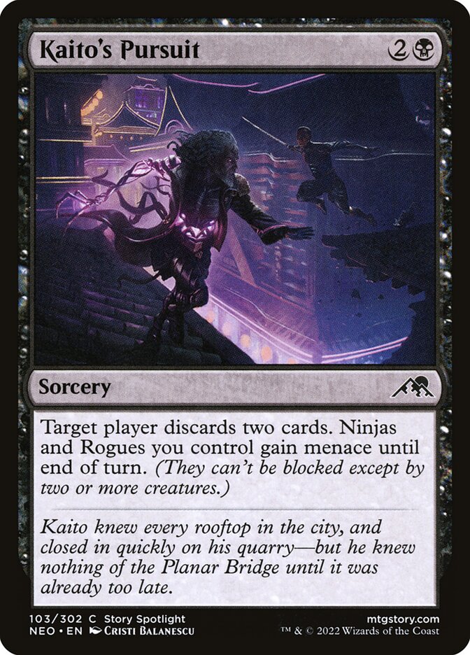 Kaito's Pursuit 103/302 (Kamigawa: Neon Dynasty) 