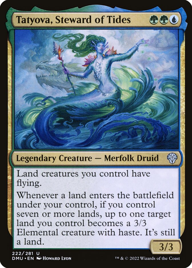 Tatyova, Steward of Tides 222/281 (Dominaria United) 
