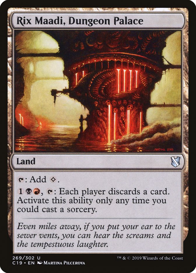 Rix Maadi, Dungeon Palace 269/302 (Commander 2019) 