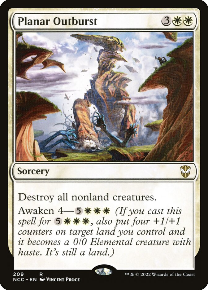 Planar Outburst 209 (Commander: Streets of New Capenna) 