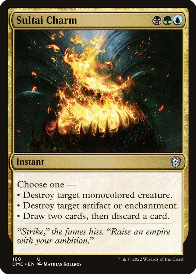 Sultai Charm 168/50 (Commander: Dominaria United) 