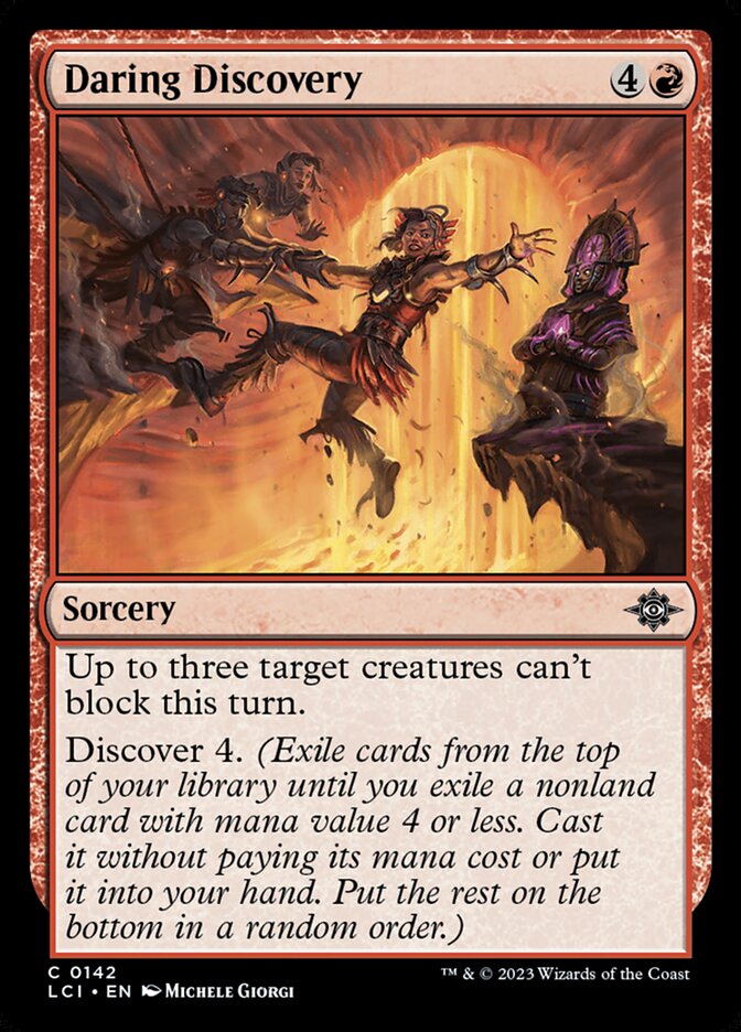 Daring Discovery 142/291 (The Lost Caverns of Ixalan)  - Foil