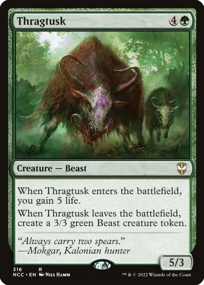 Thragtusk 316 (Commander: Streets of New Capenna) 