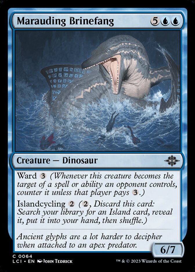 Marauding Brinefang 64/291 (The Lost Caverns of Ixalan)  - Foil