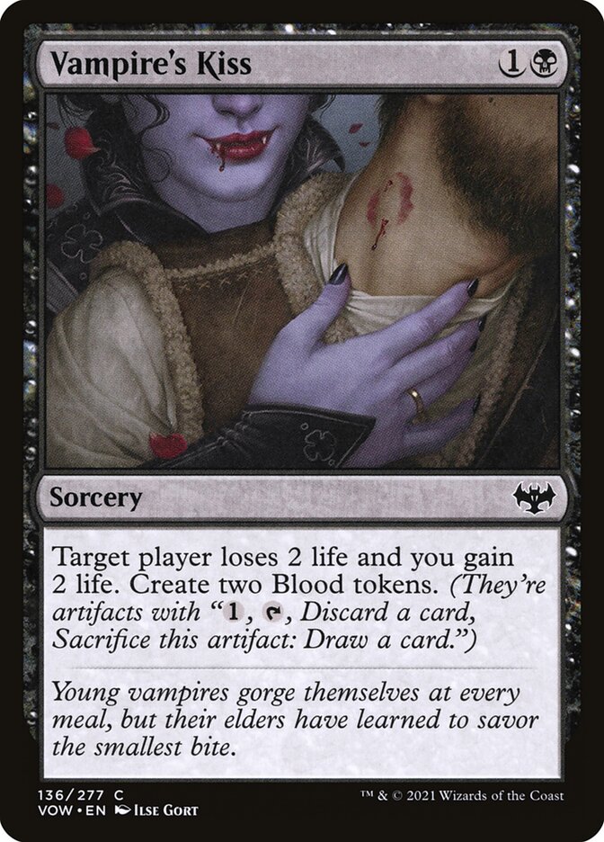 Vampire's Kiss 136/277 (Innistrad: Crimson Vow) 