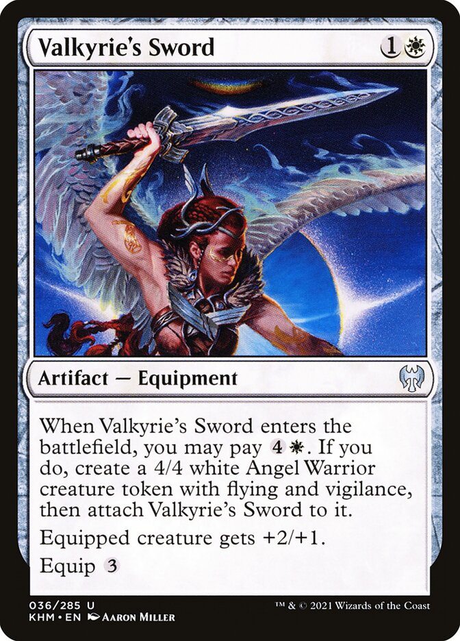 Valkyrie's Sword 36/285 (Kaldheim) 